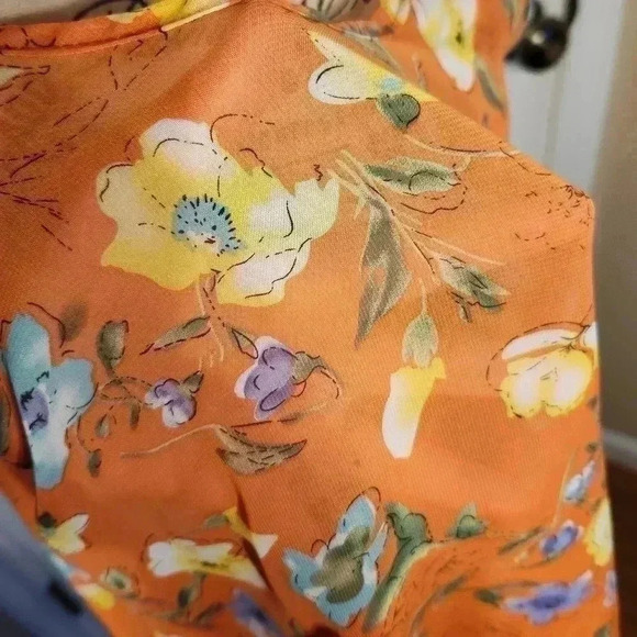 NWT AMBIANCE sheer blouse, size xl - Picture 5 of 8